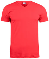 Clique Basic-T V-neck, Unisex. Useita värejä