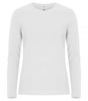 Clique Premium Fashion-T L/S, naisten pitkähiainen T-paita. (Useita värejä)