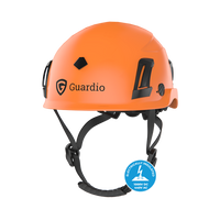 Guardio Armet Volt Fluorescent Safety Helmet Keltainen ja oranssi