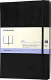 Moleskine A4 luonnoslehtiö tilauksesta. Esim. 25kpl. digit.painatuksella.