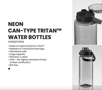 COLORISSIMO NEON CAN-TYPE TRITAN™ WATER BOTTLES, 1000 ML & 1500 ML. Ennakkotilaus!