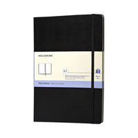 Moleskine A4 luonnoslehtiö tilauksesta. Esim. 25kpl. digit.painatuksella.